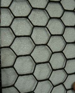 WIRE,1524x45720mm,PVC BLACK COATED 20GA 25.4mm HEX,SHEPHERD